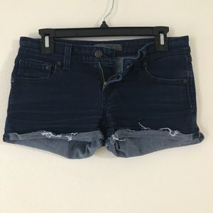 Levi’s cuffed low rise shorts